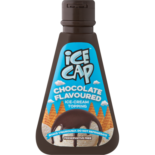 Ice Cap Chocolate Flavoured Ice Cream Topping Squeeze Bottle 200ml