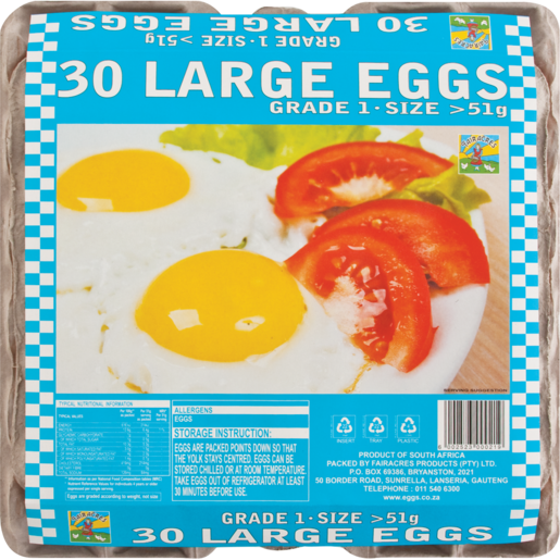 Fairacres Large Eggs 30 Pack
