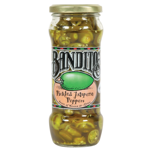 Bandito's Jalapeno Pickles Bottle 400g