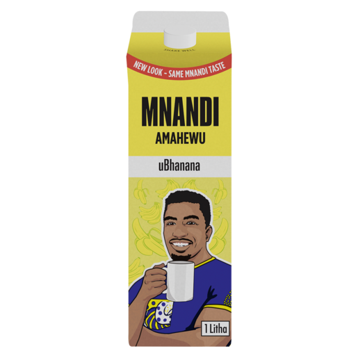 Mnandi Amahewu Banana Mageu Carton 1L