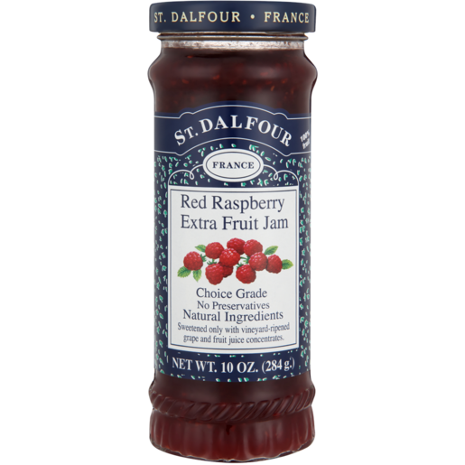 St. Dalfour Red Raspberry Extra Fruit Jam 284g