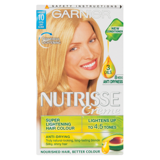 Garnier Nutrisse 10 Camomile Extra Light Blonde Permanent Hair Dye