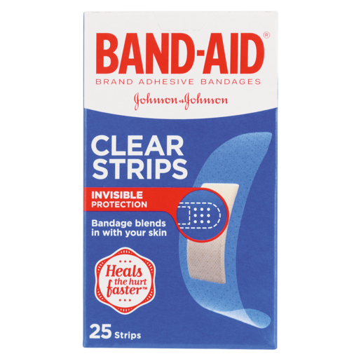 Band-Aid Clear Strips 25 Pack
