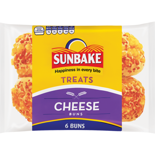 Sunbake Treats Cheese Buns 6 Pack