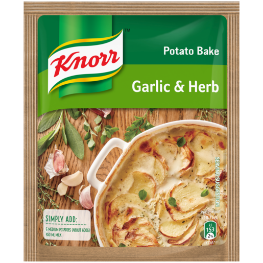 Knorr Garlic & Herb Potato Bake 43g
