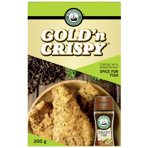 Robertsons Gold n Crispy Fish Coating with Robertsons Spice For Fish Seasoning 200g