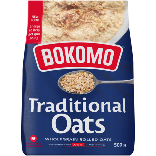 Bokomo Traditional Wholegrain Rolled Oats 500g 