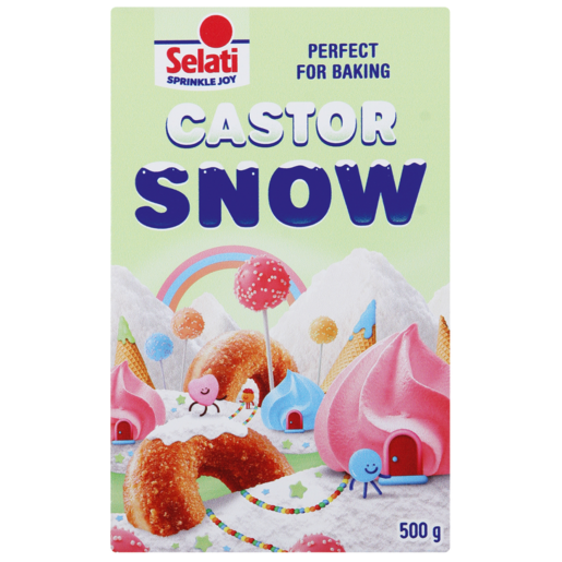 Selati Castor Snow Refined Castor Sugar 500g