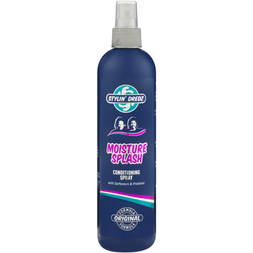 Stylin’ Dredz Moisture Splash Conditioning Spray With Softeners & Proteins 350ml