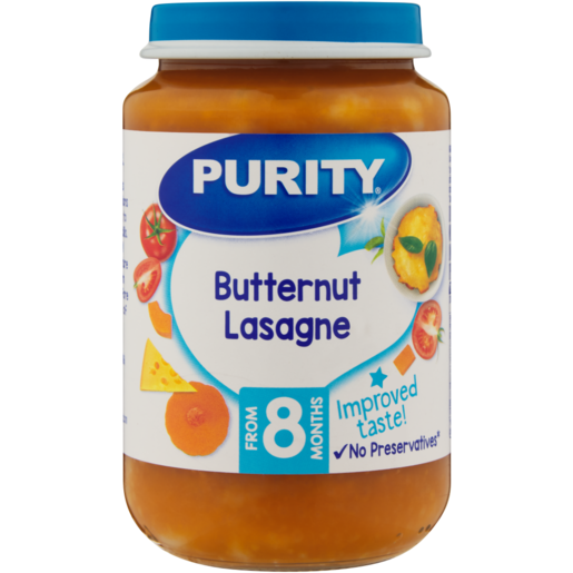 PURITY Butternut Lasagne Baby Food 8 Months+ 200ml