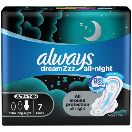 Always Ultra Night Extra Long Sanitary Pads 7 Pack