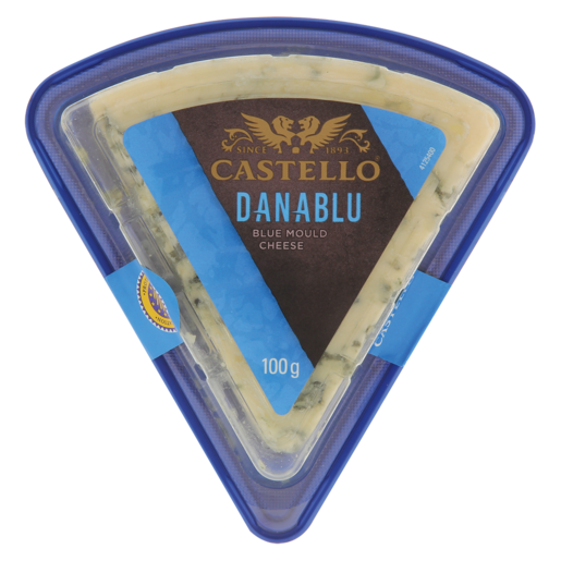 Castello Danablu Semi-Hard Danish Blue Mould Cheese Pack 100g