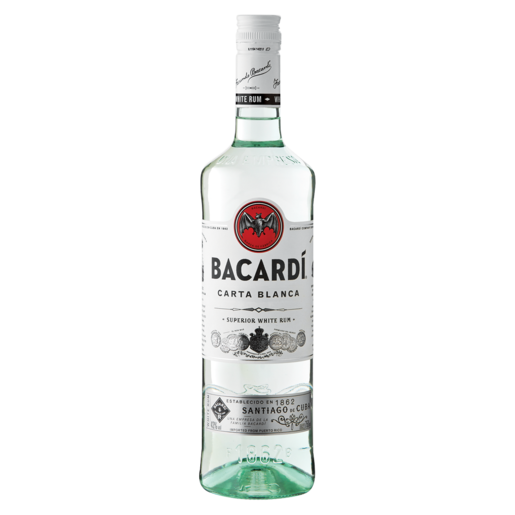 Bacardi Carta Blanca Superior Rum Bottle 750ml