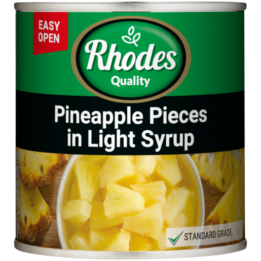 Rhodes Quality Pineapple Pieces In Light Syrup 440g