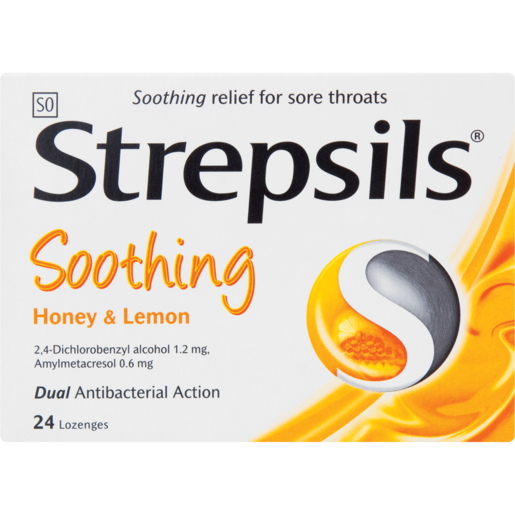 Strepsils Honey & Lemon Lozenges 24 Pack