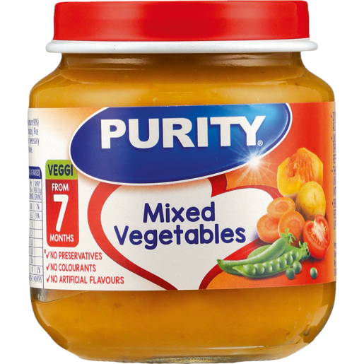 PURITY Mixed Vegetables Baby Food 125ml