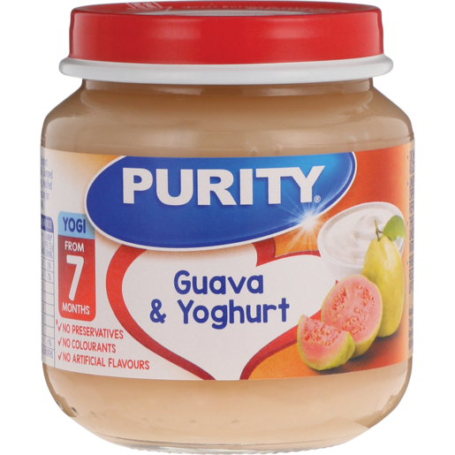PURITY Guava & Yoghurt 2nd Baby Food 125ml