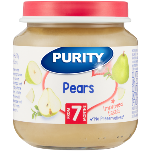 PURITY Pears Baby Food 125ml