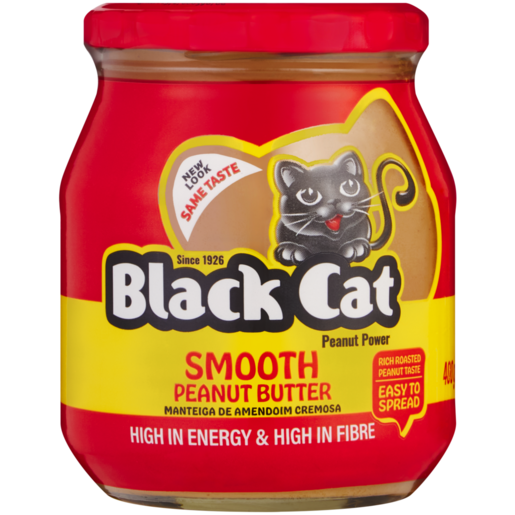 Black Cat Smooth Peanut Butter 400g 