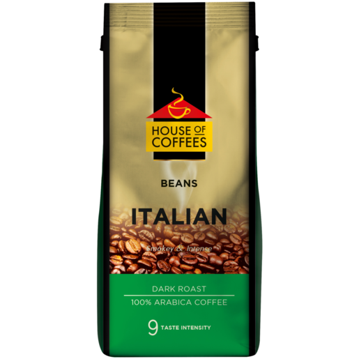 House of Coffees Italian Coffee Beans 250g