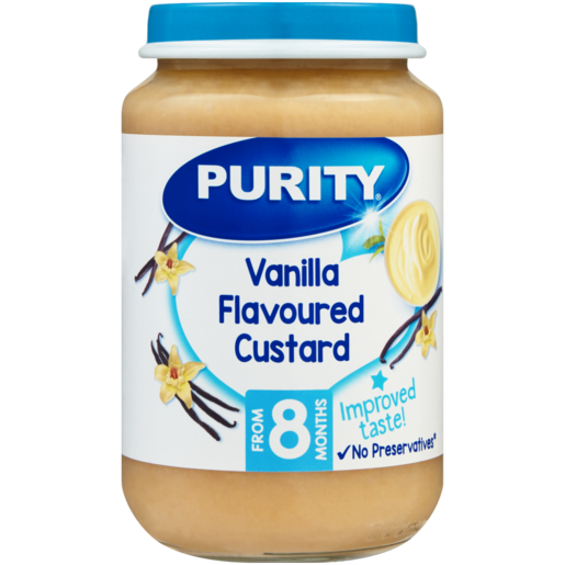 PURITY Custard With Vanilla Flavour Baby Food 200ml