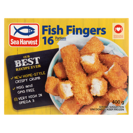 Sea Harvest Frozen Fish Fingers 400g