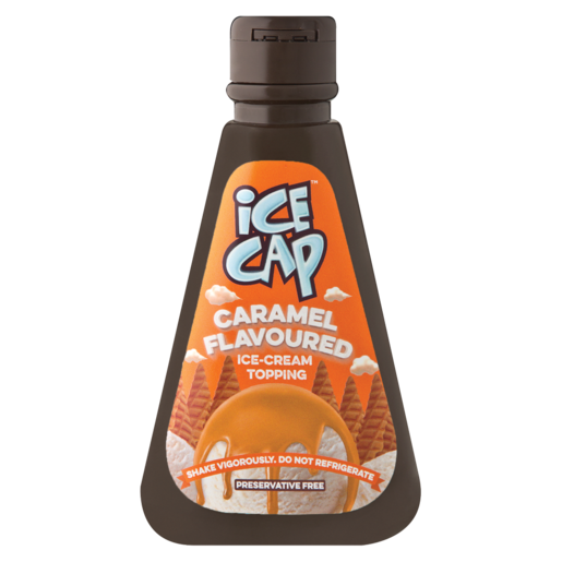 Ice Cap Caramel Flavoured Ice-Cream Topping Squeeze Bottle 200ml