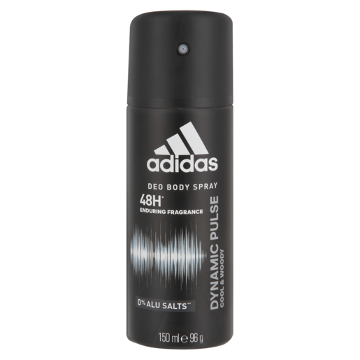 Adidas Dynamic Pulse Cool & Woody Mens Body Spray Deodorant 150ml