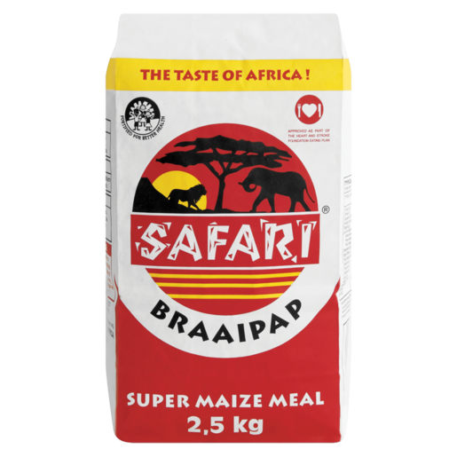 SAFARI Braaipap Super Maize Meal 2.5kg