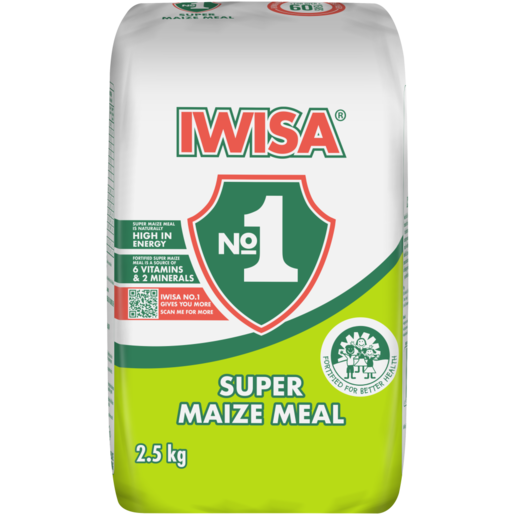 Iwisa No.1 Super Maize Meal Bag 2.5kg