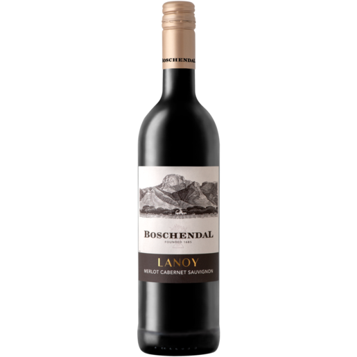 Boschendal Lanoy Merlot Cabernet Sauvignon Red Wine Bottle 750ml