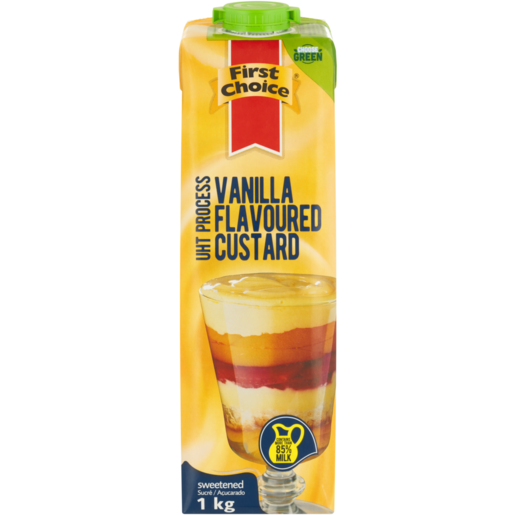 First Choice Vanilla Flavoured Custard 1kg 