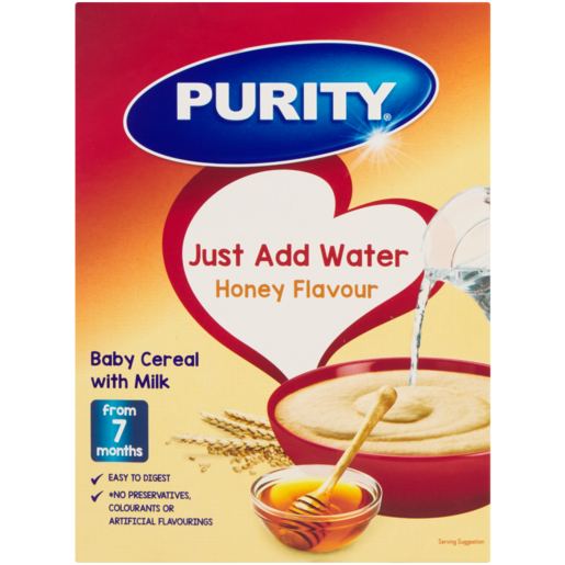 PURITY Honey Flavoured Baby Cereal with Milk 200g