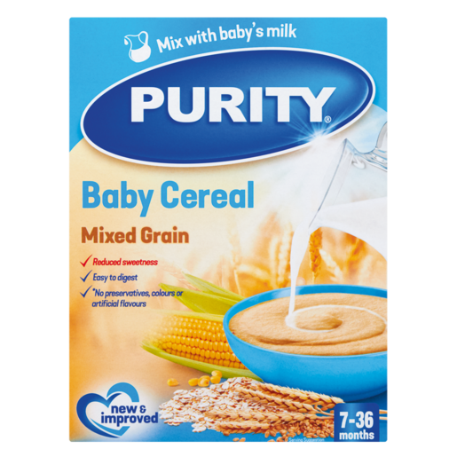 PURITY Mixed Grain Flavoured Baby Cereal 200g