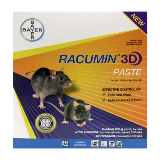 Bayer Racumin 3D Paste 10 x 20g