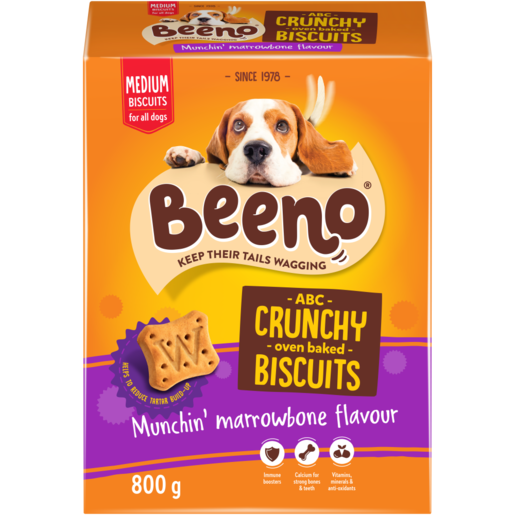 BEENO Medium Munchin' Marrowbone Flavour Dog Biscuits 800g