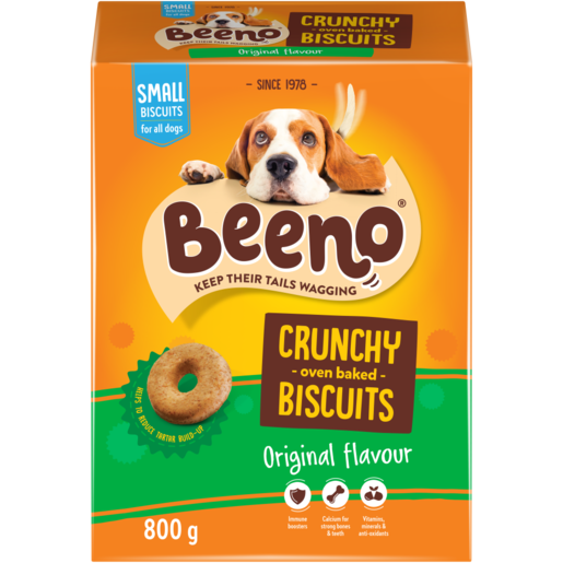 BEENO Small Original Flavour Dog Biscuits 800g