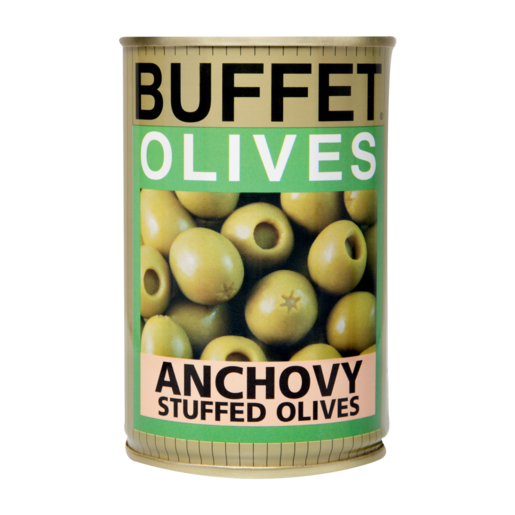 Buffet Anchovy Stuffed Olives Can 300g
