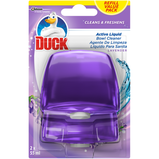 Duck Active Liquid Bowl Cleaner Lavender Refill 2 Pack