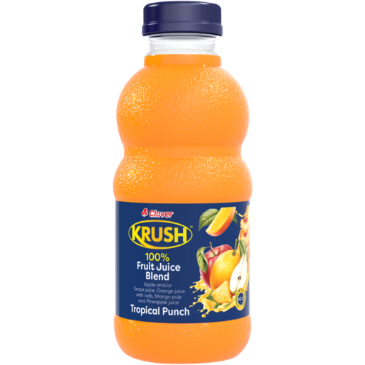 Clover Krush Tropical 100% Fruit Juice Blend 500ml 