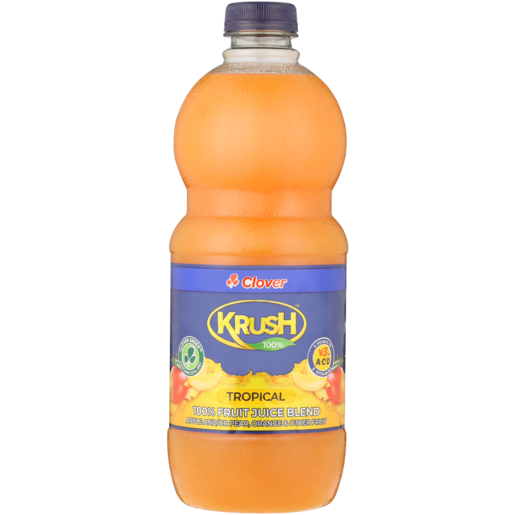 Clover Krush 100 Tropical Punch Fruit Juice Blend 15l Fresh Fruit Juice Juices And Smoothies 