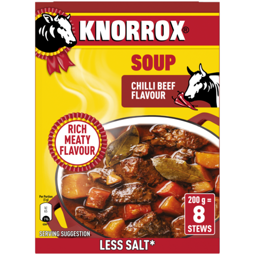 Knorrox Chilli Beef Flavoured Thickening Soup 200g