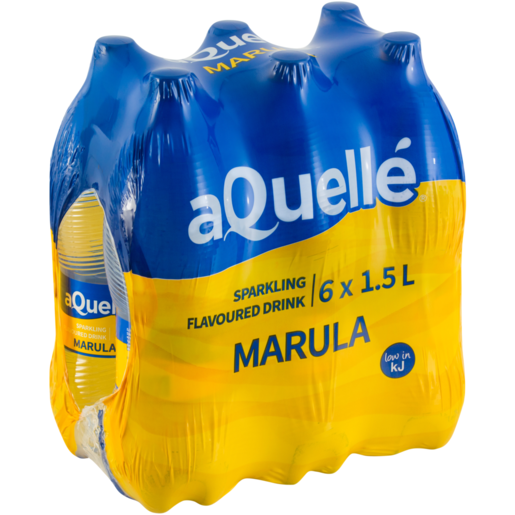 aQuellé Marula Flavoured Sparkling Drinks 6 x 1.5L
