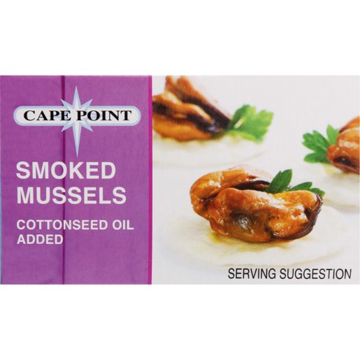 Cape Point Smoked Mussels In Oil 85g