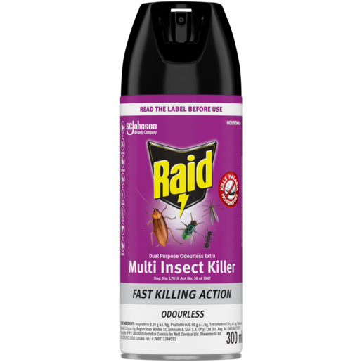 Raid Odourless Multi Insect Killer 300ml 