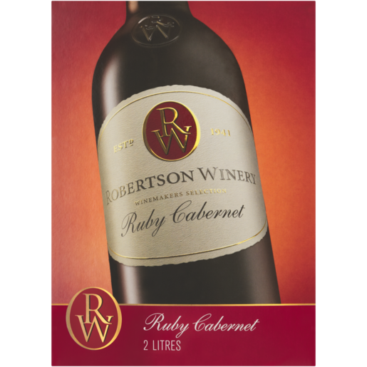 Robertson Winery Ruby Cabernet Red Wine Box 2L