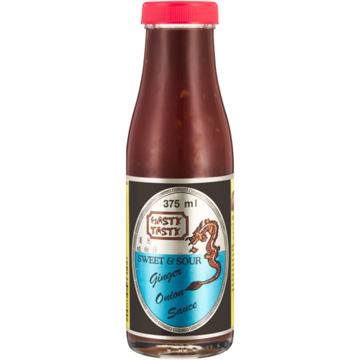Hasty-Tasty Sweet & Sour Ginger Onion Sauce 375ml 