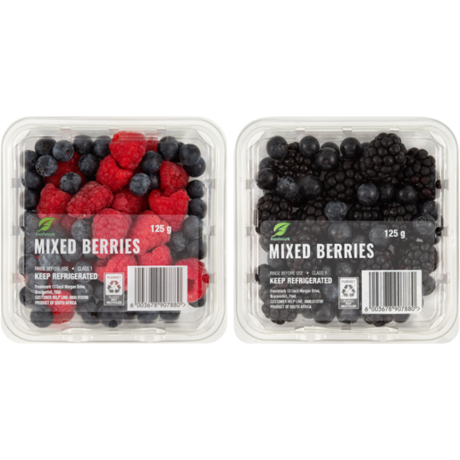 Mixed Berries Pack 125g (Type May Vary)