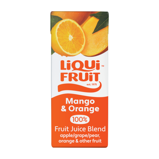 Liqui Fruit Mango & Orange 100% Fruit Juice Blend 200ml