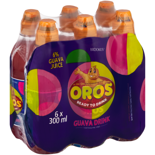 Brookes Oros Guava Drink 6 x 300ml 